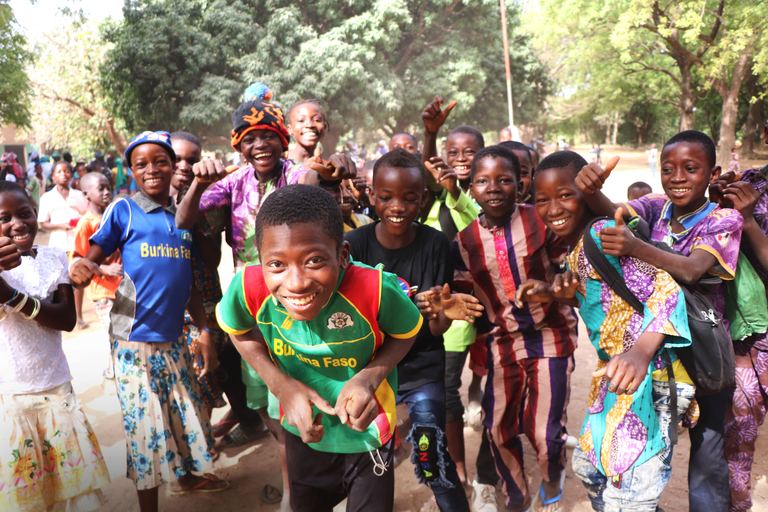 Schoolchildren in Belcé, Burkina Faso